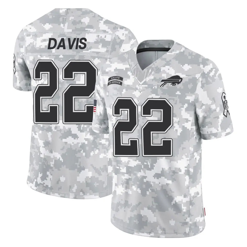Custom #22 DAVIS Pro Stitched Jersey - Premium Edition