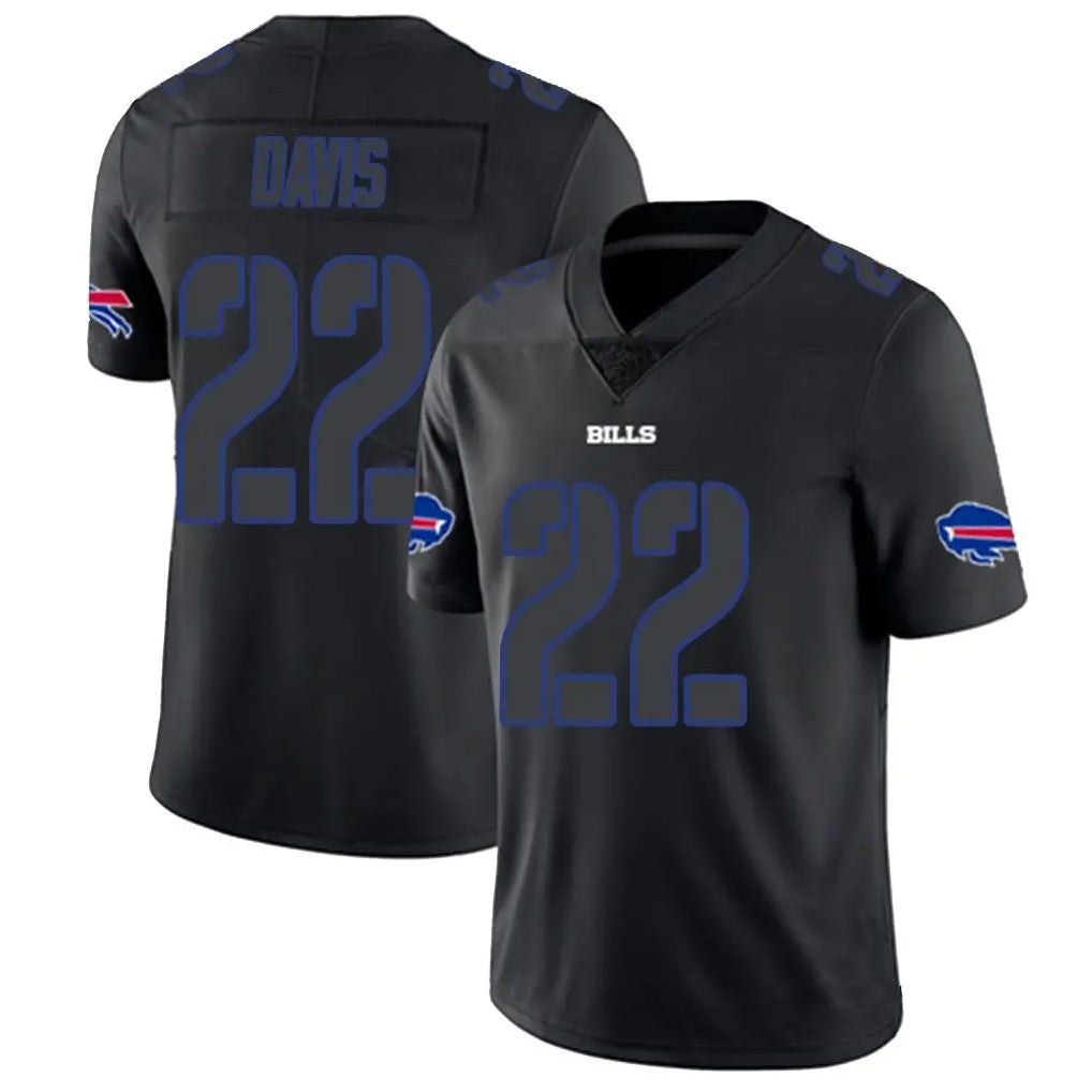 Custom #22 DAVIS Pro Stitched Jersey - Premium Edition