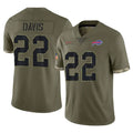 Custom #22 Olive BUF Football Shirt Top