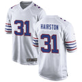 Custom #31 White BUF Football Shirt Top