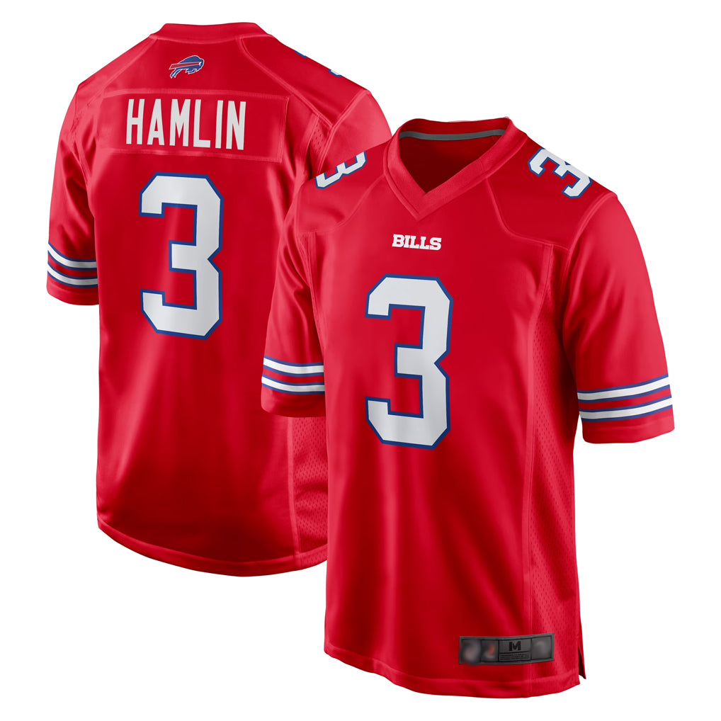 Custom #3 HAMLIN Pro Stitched Jersey - Premium Edition