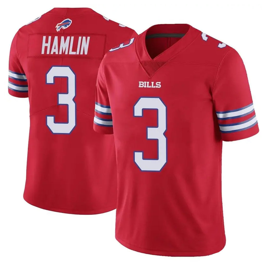 Custom #3 HAMLIN Pro Stitched Jersey - Premium Edition