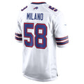 Custom #58 White BUF Football Shirt Top