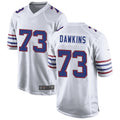 Custom #73 White BUF Football Shirt Top