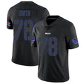 Custom #78 Black BUF Football Shirt Top