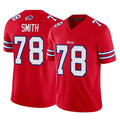 Custom #78 Red BUF Football Shirt Top