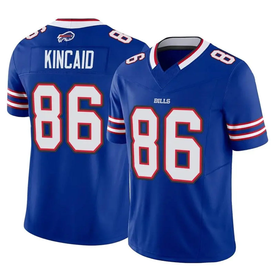 Custom #86 Royal BUF Football Shirt Top