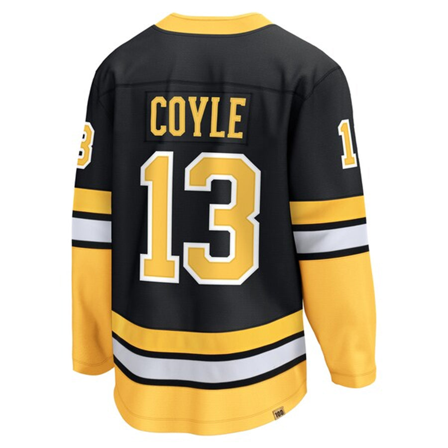 Custom #13 Black BOS Hockey Shirt Top