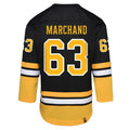 Custom #63 Black BOS Hockey Shirt Top