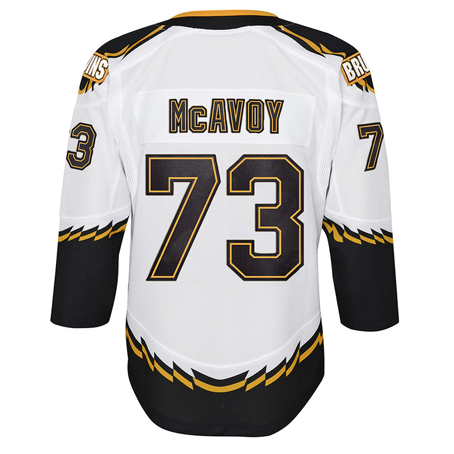 Custom #73 White BOS Hockey Shirt Top