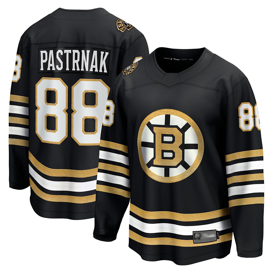 Custom #88 Black BOS Hockey Shirt Top