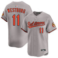Custom #11 Gray BAL Baseball Shirt Top