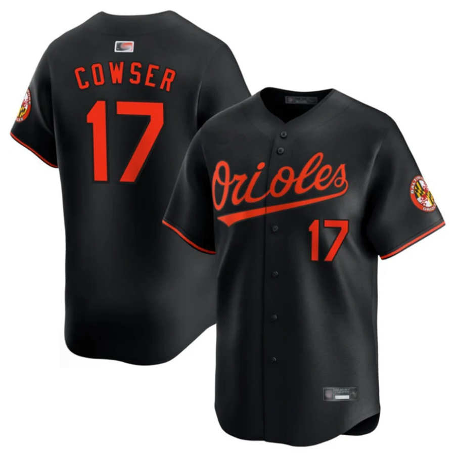 Custom #17 Black BAL Baseball Shirt Top