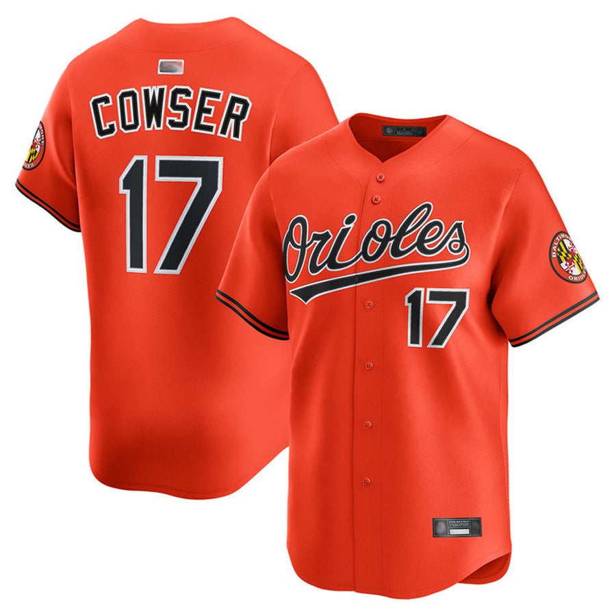 Custom #17 Orange BAL Baseball Shirt Top