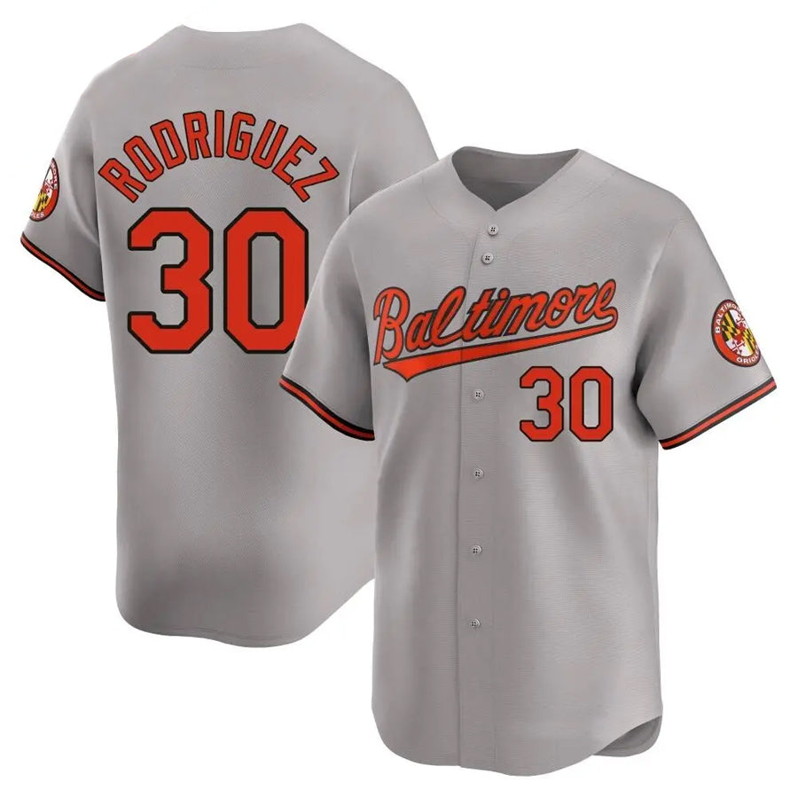 Custom #30 Gray BAL Baseball Shirt Top