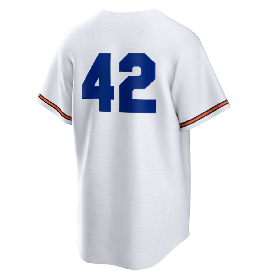 Custom #42 White 2025 Jackie Robinson Day BAL Baseball Shirt Top