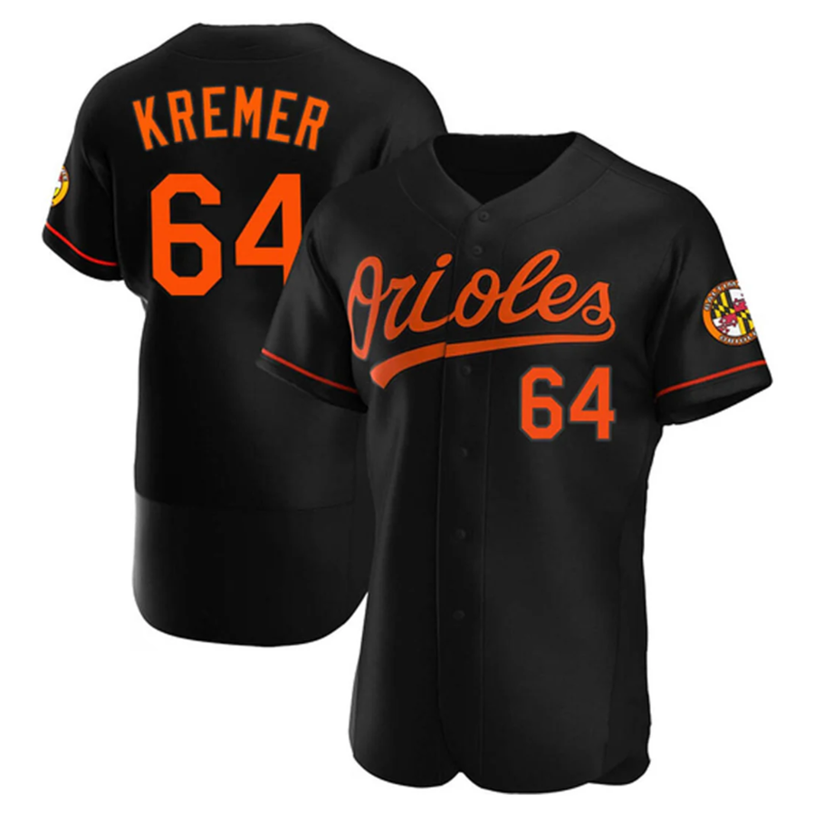 Custom #64 Black BAL Baseball Shirt Top