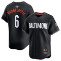 Custom #6 Black City Connect BAL Baseball Shirt Top