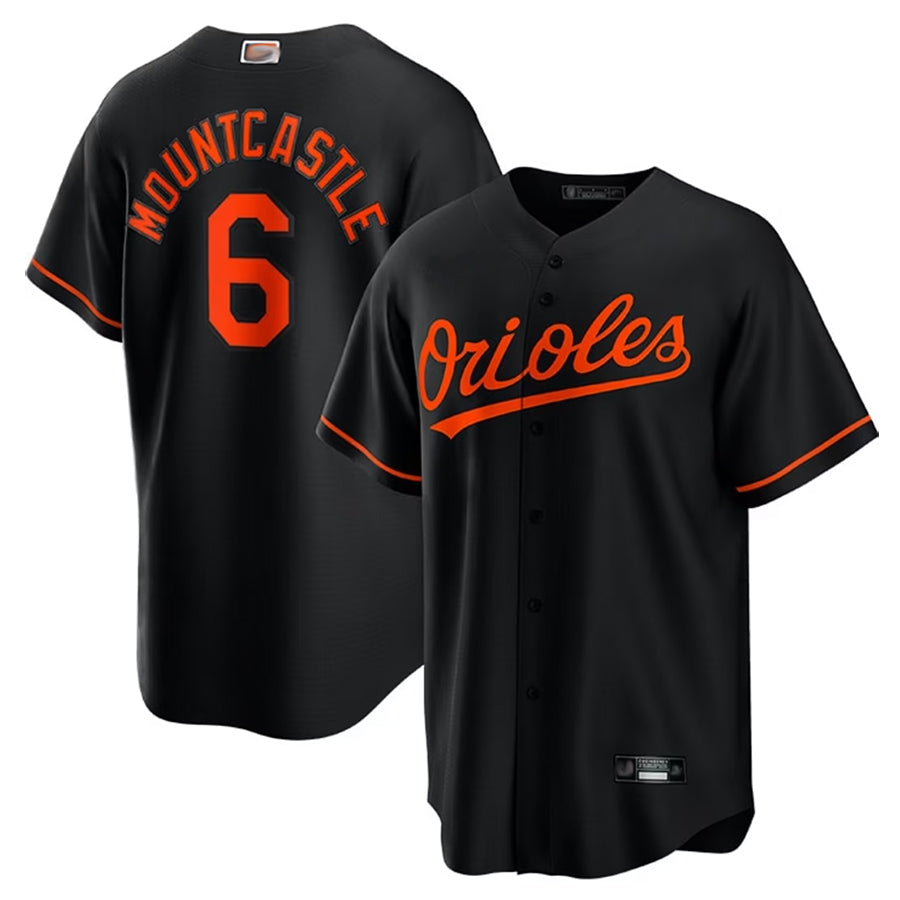 Custom #6 Black BAL Baseball Shirt Top
