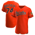 Custom #74 Orange BAL Baseball Shirt Top