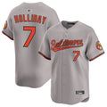 Custom #7 Grey BAL Baseball Shirt Top