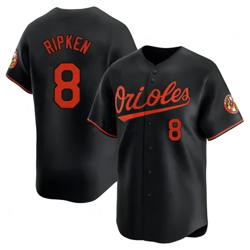 Custom #8 Black BAL Baseball Shirt Top