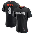 Custom #8 Black City Connect BAL Baseball Shirt Top