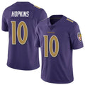 Custom #10 Purple BAL Football Shirt Top