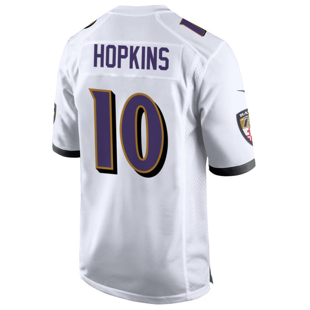 Custom #10 White BAL Football Shirt Top