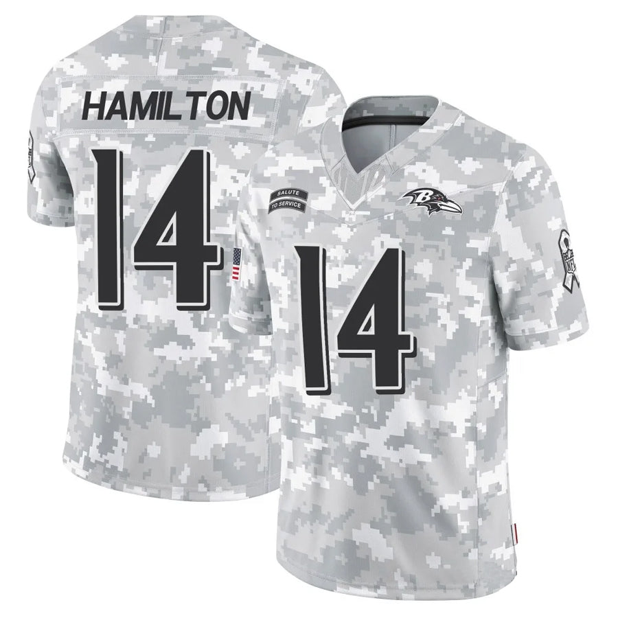Custom #14 HAMILTON Pro Stitched Jersey - Premium Edition