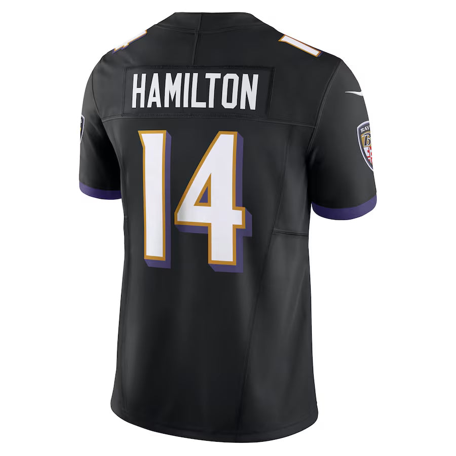 Custom #14 Black BAL Football Shirt Top