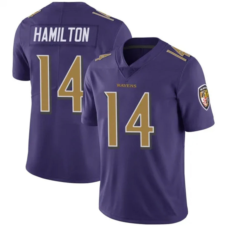 Custom #14 HAMILTON Pro Stitched Jersey - Premium Edition