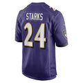 Custom #24 Purple BAL Football Shirt Top