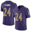 Custom #24 Purple BAL Football Shirt Top