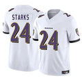 Custom #24 White BAL Football Shirt Top