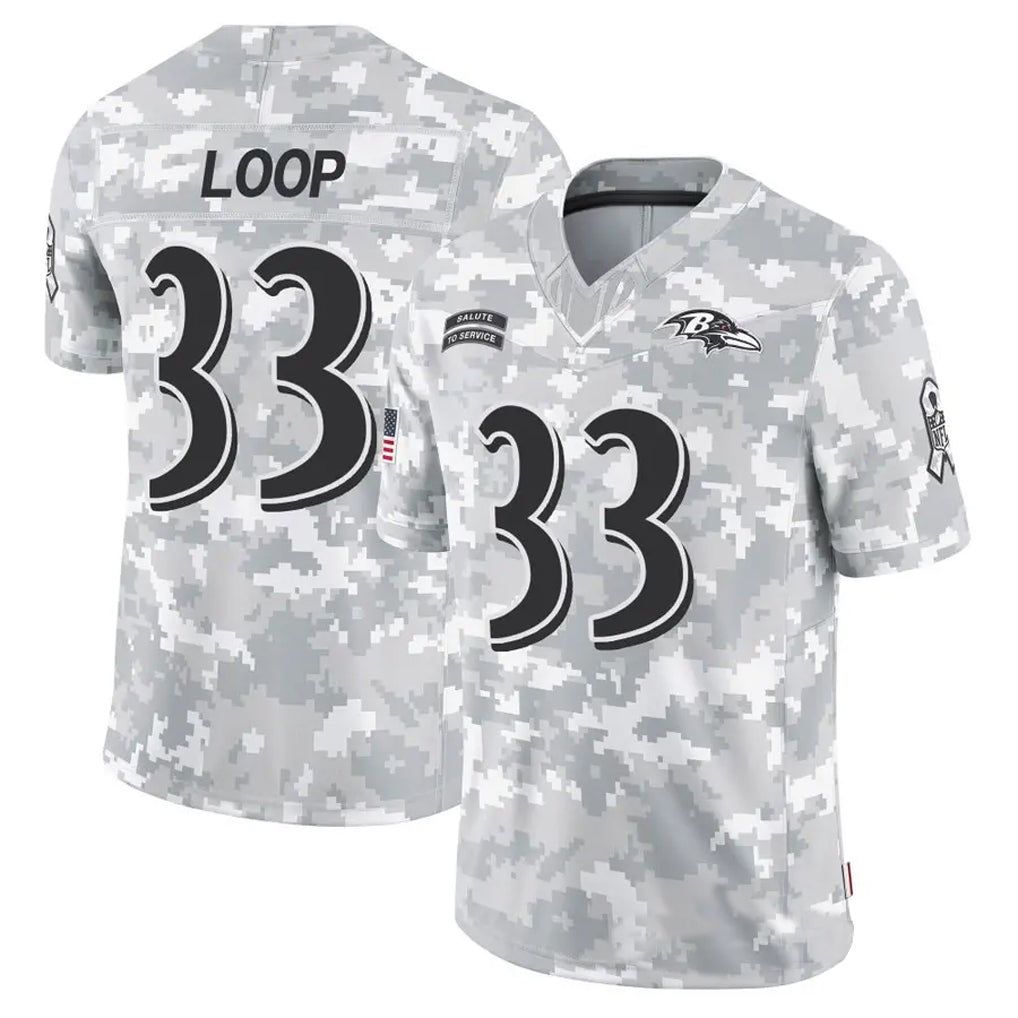 Custom #33 LOOP Pro Stitched Jersey - Premium Edition