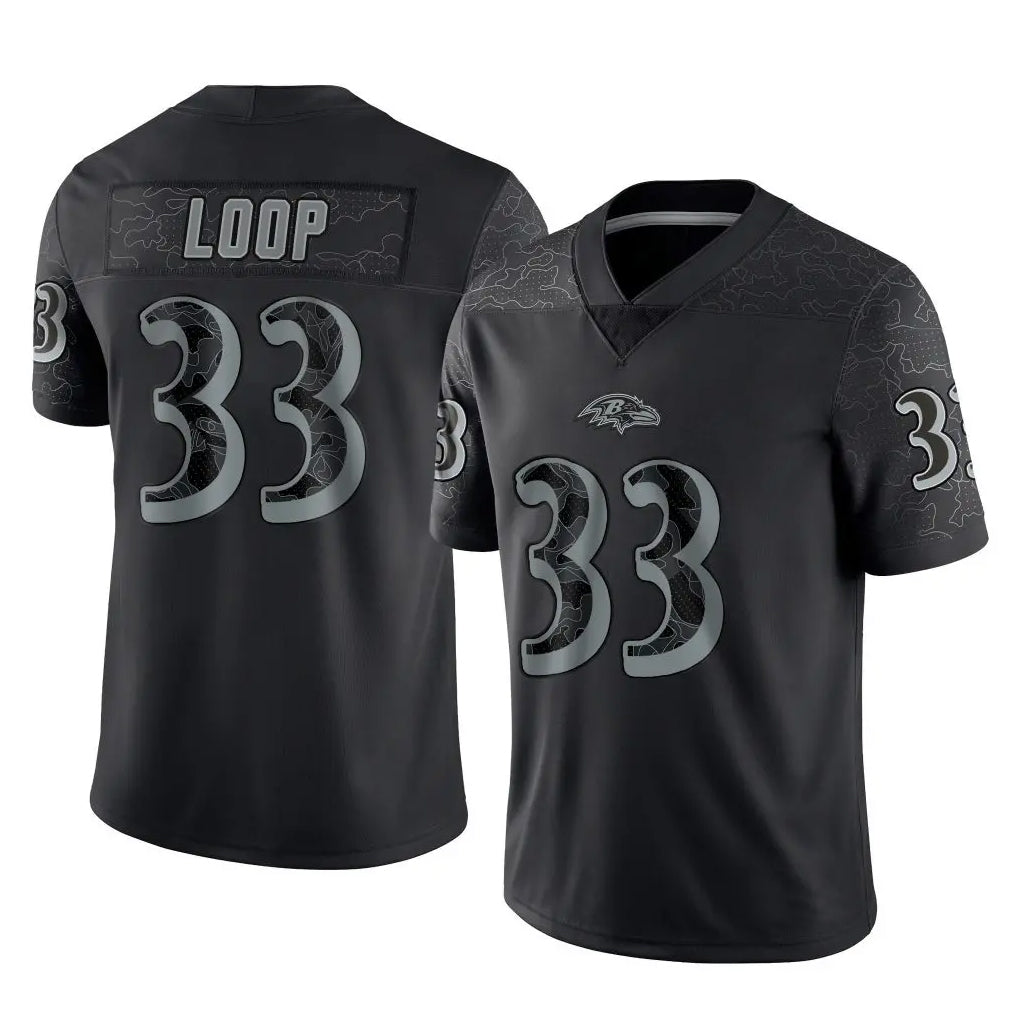 Custom #33 LOOP Pro Stitched Jersey - Premium Edition