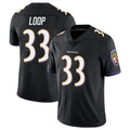 Custom #33 Black BAL Football Shirt Top