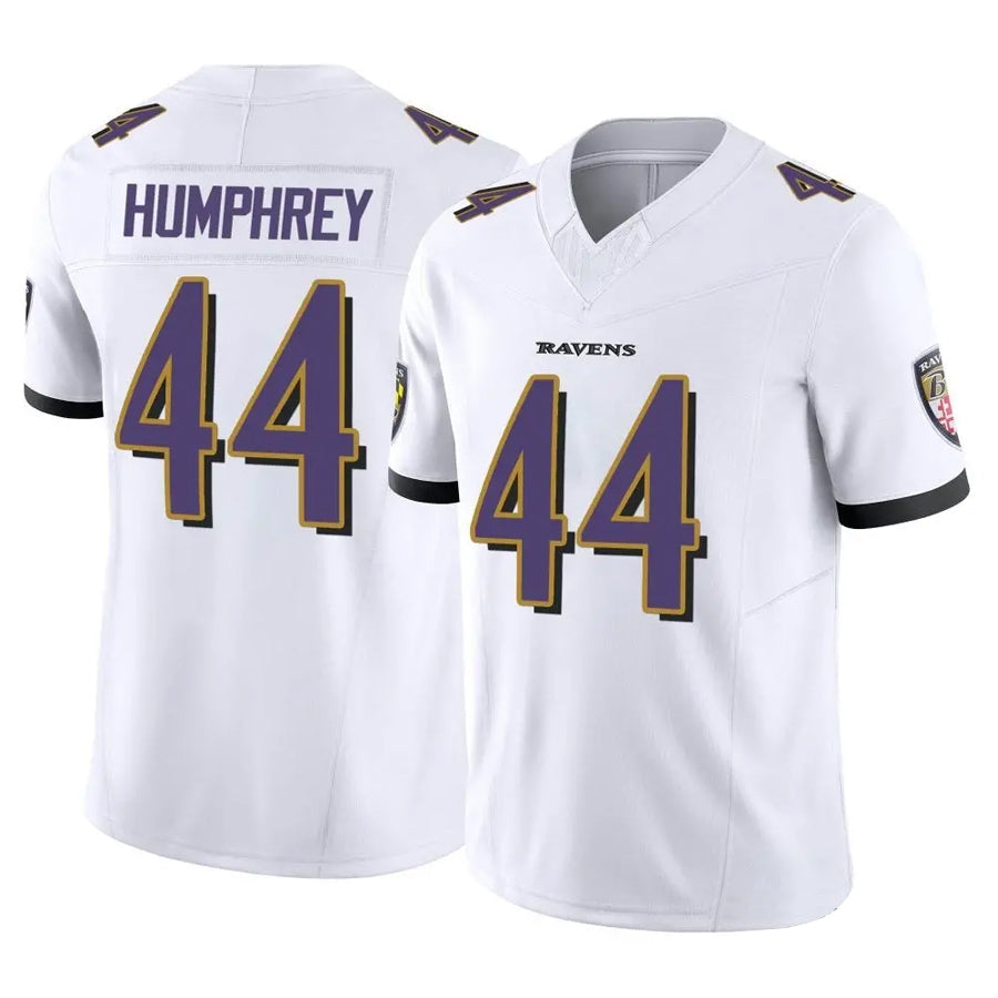 Custom #44 White BAL Football Shirt Top