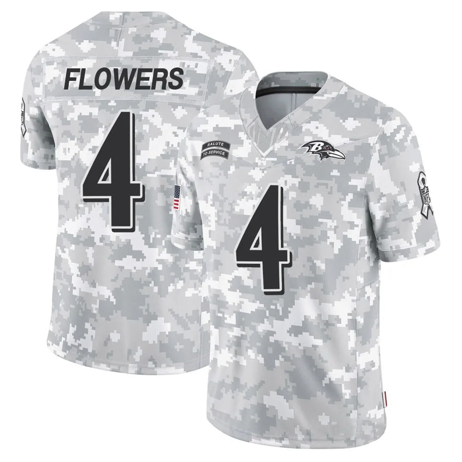 Custom #4 FLOWERS Pro Stitched Jersey - Premium Edition