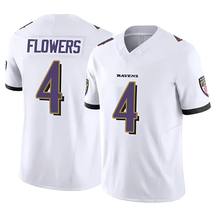 Custom #4 FLOWERS Pro Stitched Jersey - Premium Edition