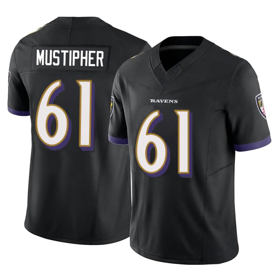 Custom #61 MUSTIPHER Pro Stitched Jersey - Premium Edition
