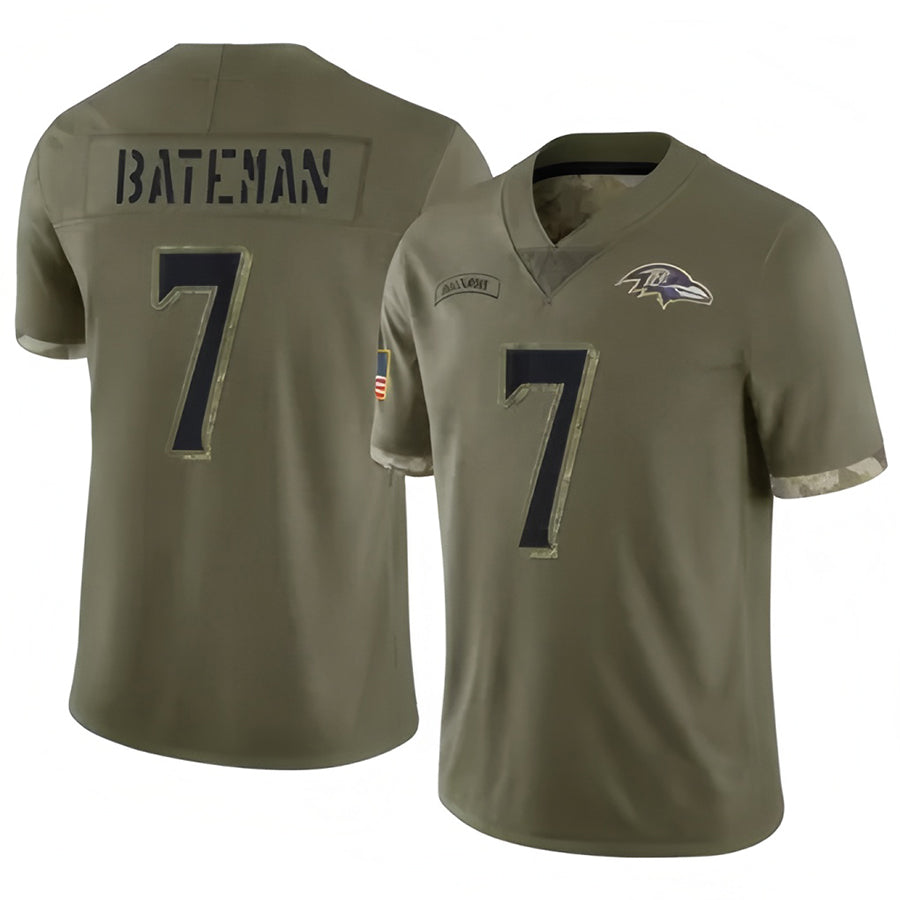 Custom #7 BATEMAN Pro Stitched Jersey - Premium Edition