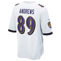 Custom #89 White BAL Football Shirt Top
