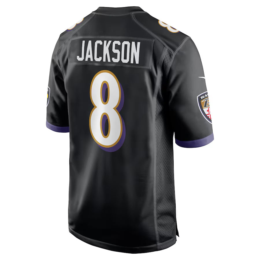Custom #8 Black BAL Football Shirt Top
