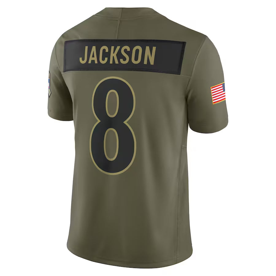 Custom #8 JACKSON Pro Stitched Jersey - Premium Edition