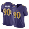Custom #90 Purple BAL Football Shirt Top