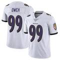 Custom #99 White BAL Football Shirt Top