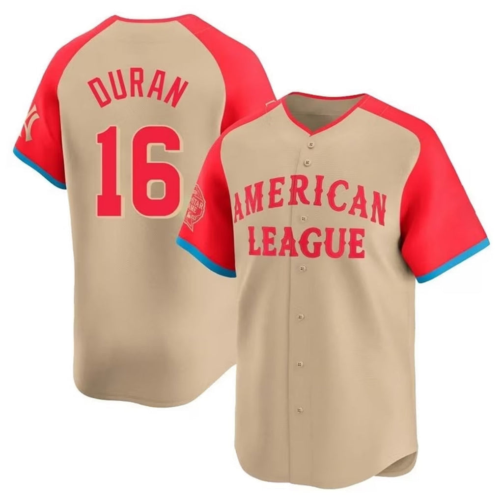 Custom #16 DURAN Pro Stitched Jersey - Premium Edition