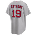 Custom #19 Gray BOS Baseball Shirt Top